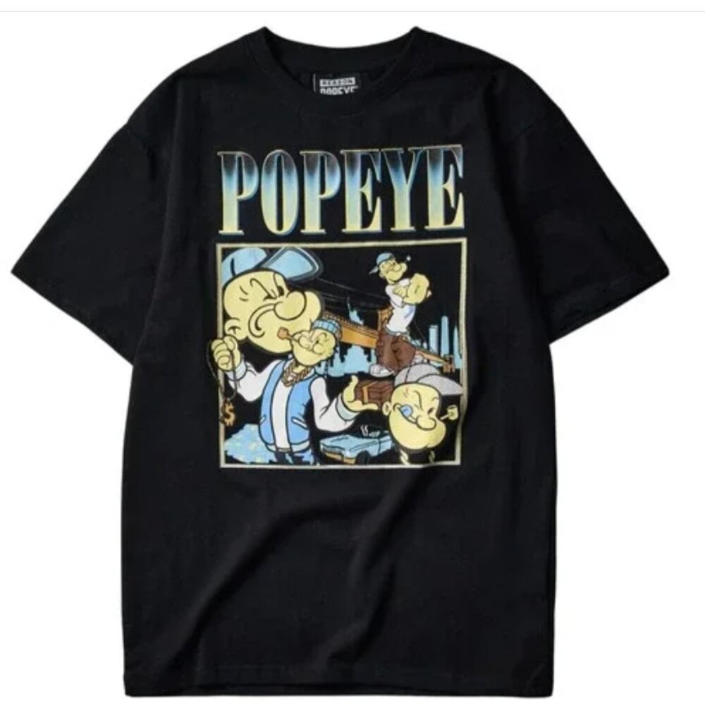 NEW Reason X Popeye NY T-Shirt Crew Neck Short Sleeve Men's Size 3XL XXXL